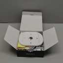 Smart WiFi Thermostat for Home, Programmable Thermostat with C-Wire Adapter, 3H/2C for Heat Pump & Conventional Systems, Tuya App Control, Compatible with Alexa & Google Assistant, White