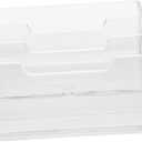 Uonlytech Multi Function Business Card Holder Sturdy Desktop Card Display Stand for Office Vertical Design for Business Networking Organization