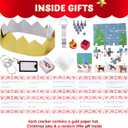 JOYIN 10 Pack Christmas Non-Snap Party Favor, Classic Table Favor Includes Party Hat, Jokes & Gifts, Christmas Table Decorations for Holiday Dinner Traditions Party Supplies