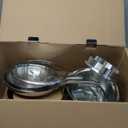 Calphalon Classic Stainless Steel Cookware Set, 10-Piece, Impact-Bonded Aluminum Base, Stay-Cool Handles