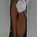 BABUDOG Women's Sparkly Flats Shoes Shiny Mesh Loafers Shoes Soft Memory Foam Flats (7.5, Brown)