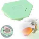 Magnetic Seam Guide for Sewing Machine, Polygonal Seam Guides, Graduated Universal Guides, Multifunctional Polygonal Seam Guides, Sewing Machine Magnetic Hemmer, Sewing Supplies & Accessories (Green)