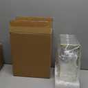 10.8 Glass Jewelry Box Gold Card Box with Hinged Lid, Gold Keepsake Box for Storage Wedding Card, Trinkets, Photo and More, Cute Glass Box for Women and Girl,Vintage (Large, Glod / Transparent)