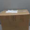 RACE LEAF Outdoor Cushions 17" x 17" Patio Chair Seat Pads, Set of 2 Thick Fill Tufted Square Patio Cushions, Water-Resistant Olefin Chair Seat Cushion with Ties for Non-Slip Support, Black