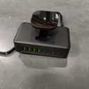 11-in-1 Charging Station USB-C Power Strip, 300W USB C Charger Block, 2AC Outlets 8USB Ports(4USB-C) Surge Protector, 5FT Flat Plug Extension Cord, PD110W Desktop Fast Charging for Home Office, Black