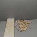 Kigley 6 Pcs Wood Pegboard Drawer Organizer with 48 Pegs - Peg Drawer Organizers for Dishes & Food Containers (20.98x5.91)