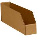 Box USA BBINBIN29K Open Top Bin Boxes, 2" x 9" x 4-1/2", Kraft (Pack of 25)