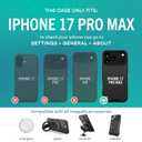 Smartish iPhone 17 Pro Max MagSafe Case - Gripmunk Magnetic Slim Case [Lightweight + Protective] Thin Grip Cover with Microfiber Lining for iPhone 17 Pro Max w/Camera Control - Black Tie Affair