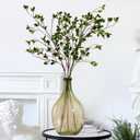 4Pcs Realistic Artificial Greenery Stems - 43" Faux Branches for Vase,Tall Fake Plants Ficus Twig for Wedding Vase Filler Shop Home Decoration