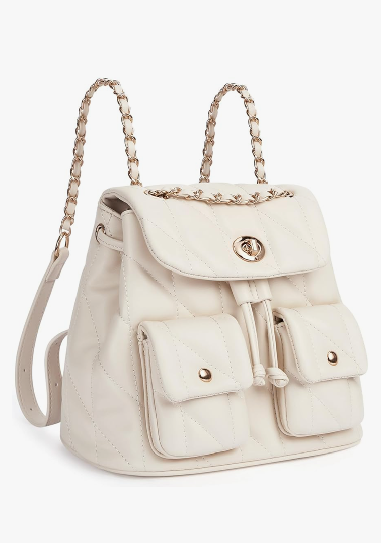 CLUCI Crossbody Bag for Women PU Leather Shoulder Bag, Convertible Small Tabby Backpack Purse for Travel