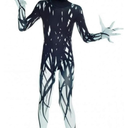 Morphsuits Zalgo Costume Kids, The Rake Costume Kids, Monster Costume Kids, Scary Halloween Costumes for Boys, Small