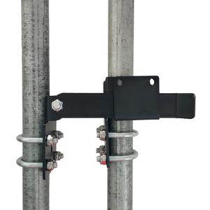 Chain Link Fence Strong Arm Double Gate Latch for 1-3/8"- Latches Two Gates Together Without The Need of a Drop Rod - Chain Link Farm Fence Gate Latches for Metal Gates