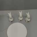 2 Set Bunny Cake Stand Ceramic Cupcake Stand Cute Bunny Cupcake Cake Holder Bunny Cake Plates Bunny Candy Dish Bunny Ceramic Dessert Tray for Party Serving Birthday Gift, White