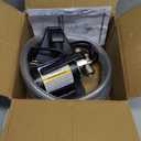 Acquaer Portable Electric Utility Water Transfer Pump 1/10 HP with Suction Hose Kit, Low Suction Water Removal for Water Beds, Pools, Rain Barrel, Aquariums, RV