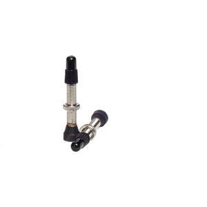 Stans-No Tubes 35mm Presta Universal Valve Stem (Carded Pair for Mountain) (Silver)
