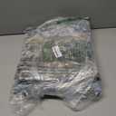 KUTA Vintage Floral 3x5 Entryway Rug, Area Rugs for Living Room Blue Grey Beige Washable Kitchen Carpet Non-Slip, Ultra Thin Soft Printed Distressed Oriental Entry Low-Pile Throw for Dining Room Dorm