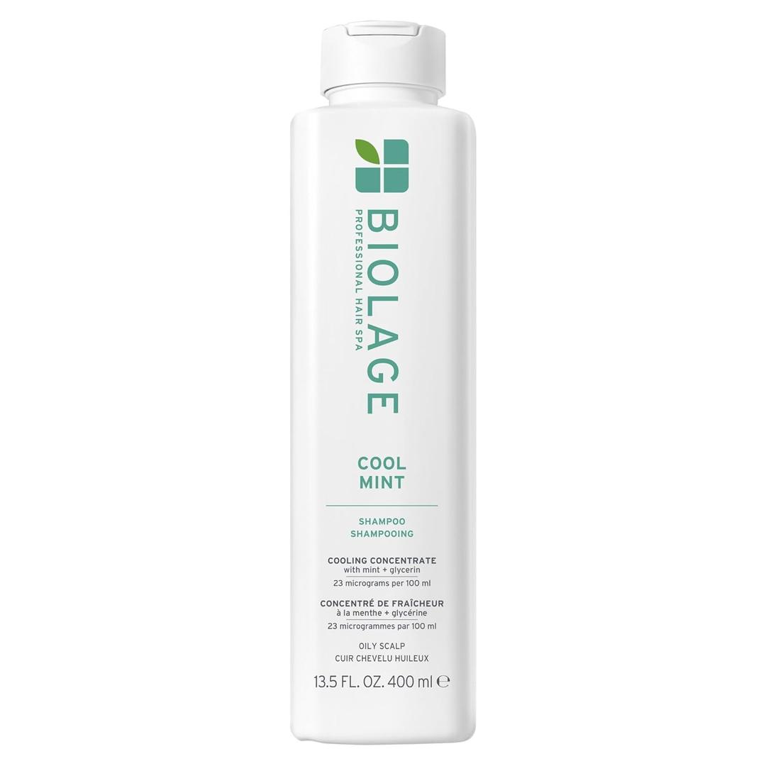 Biolage Cool Mint Shampoo - Balancing Shampoo for Oily Scalp, Gently Cleanses, Refreshes & Helps Balance, Mint & Glycerin, Vegan & Paraben-Free (13.5 Fl Oz (Pack of 1))
