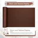 KING MOUNTAIN Leather Repair Patch, 12 x 60 Inches Self-Adhesive Repair Tape for Damaged Furniture, Seating, Car Seats, Goods (New Brown)