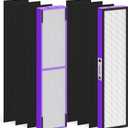 FLT5250PT Replacement Filter for AC5000 AC5000E AC5300B AC5350W AC5350B CDAP5500 BXAP250 AP2800CA Air Cleaner Purifier, 2 Premium Filters with 6 Carbon Pre-Filter, Purple Pet Care Version