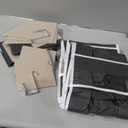 Over the Door Organizer 5 Tiers, Extra Large Behind Door Storage of 10 Compartments, 80 lbs Weight Capacity Over Door Organizer, Door Hanging Organizer for Closet, Diaper Organizer, Room storage | Behind Door Storage, Over Door Organizer, Room storage (Gray)