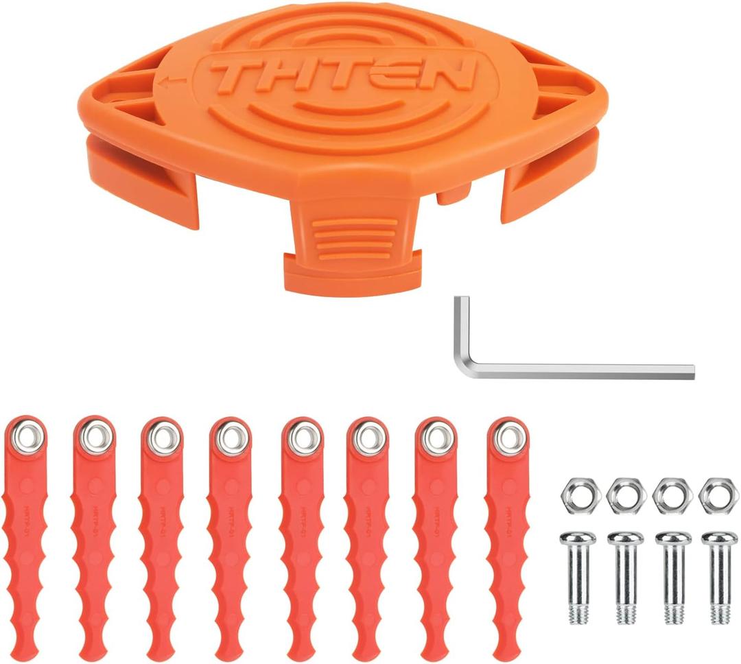 THTEN WA0007 Trimmer Blades Head Compatible with Worx WG115 WG116 WG117 WG118 WG119 WG124 Weed Eater String 18 Pack