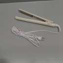 MiroPure 1 Inch Flat Iron, Hair Straightener with 30S Fast Heating & 60min Auto Shut-Off, Hair Straightener and Curler 2 in 1 with 3D Ceramic Floating Plates, Beige