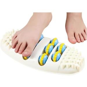 2025 New Foot Massager Roller for Plantar Fasciitis Relief, Dual Foot Acupressure Therapy for Pain Relief, Stress Relief and Improved Circulation, Portable Reflexology Tool for Home and Office Use