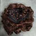 Brown 1920s Wig for Women Long Finger Wave Vintage Wigs Lady Synthetic Cosplay Costume Wig
