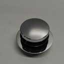Hibbent 3 in 1 Metal Bathtub Drain Stopper, Universal Pop Up Tub Stopper, Bathtub Drain Hair Catcher, Removable Filter Basket, Anti-Clogging Drain Plug for 1.5''~2.4'' Drain, Brass Bullet Core, Chrome