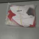 Zombies Costume for Girls, 3PCS Kids Cheerleader Uniform Outfit Halloween Cosplay Party Clothes (White)