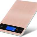 Nicewell Food Scale, 22lb Digital Kitchen Scale Weight Grams and oz for Cooking Baking, 1g/0.1oz Precise Graduation, Stainless Steel and Tempered Glass