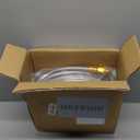 Girafe Tools Garden Hose 75ft x 5/8", 304 Stainless Steel Metal Water Hose, No Kink Garden Water Hose with 9 Pattern Spray Nozzle, Flexible, Lightweight, Kink Free Hose for Yard, Outdoor