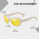 2 x HAOLOTA Night Vision Driving Glasses Polarized HD Yellow Tinted Anti Glare Sunglasses for Men and Women