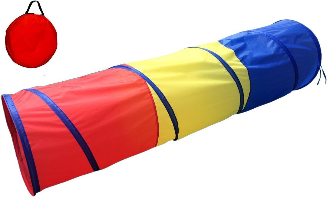 POCO DIVO 6-ft Play Tunnel Kids Tent Children Pop-up Toy Tube (Multi-color)
