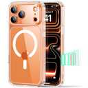 ESR for iPhone 17 Pro Max Case, Camera Control Cover, Compatible with MagSafe, Shockproof Military-Grade Protection, Magnetic Phone Case for iPhone 17 Pro Max, Classic Hybrid Case, Clear
