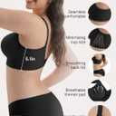 Wireless Push Up Bras Low Back Minimizer for Women Full Coverage (XL)