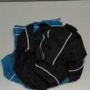 Ekouaer Nightgowns for Women 2 Pack Button Down Sleep Shirts Short Sleeve Night Shirts V Neck Sleepwear Soft Pajama Dress (Small, Black/Peacock Blue)