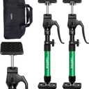 Cabinet Jacks for Installing Cabinets, Adjustable Third Hand Quick Support Pole 15.8" - 23.6" 200lbs Capacity for Dust Barrier Poles, Drywall Lift Furniture Jack Rod & Zip Wall Pole Kit,2-Pack