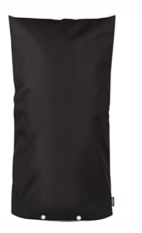 Angooni Upgraded Backflow Preventer Cover Aluminum Foil (5℉) - 18"W x 34"H Industrial 600D Winter Sprinkler Valve Covers for Outside, Anti-UV Winter-Freeze Water Well Pump Cover, Black