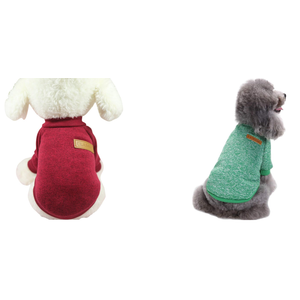Small Dog Sweater Warm Winter Puppy Pet Coat Soft Sweater Clothes for Small Dogs Outfit S