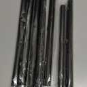 Curtain Rods for Windows 66 to 120 Inch, Black Wrap Around Blackout Curtain Rod, 1 Inch Adjustable Long Heavy Duty Room Darkening Window Treatment Rods for Bedroom, Living Room, Sliding Door