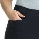 Rekucci Curvy Woman Ease into Comfort Plus Size Capri w/Tummy Control (Black, S)