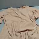 Cicy Bell Women's Elegant V Neck Jumpsuits Dressy Casual Short Sleeve Wide Leg Long Pants Rompers (Large, Khaki)