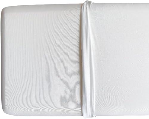 Erised8h Pillow core Bonus Gift Pillowcase Elastic Cool-Feeling Washable Pillowcase. (King (4'' Thick)), 2 Pack