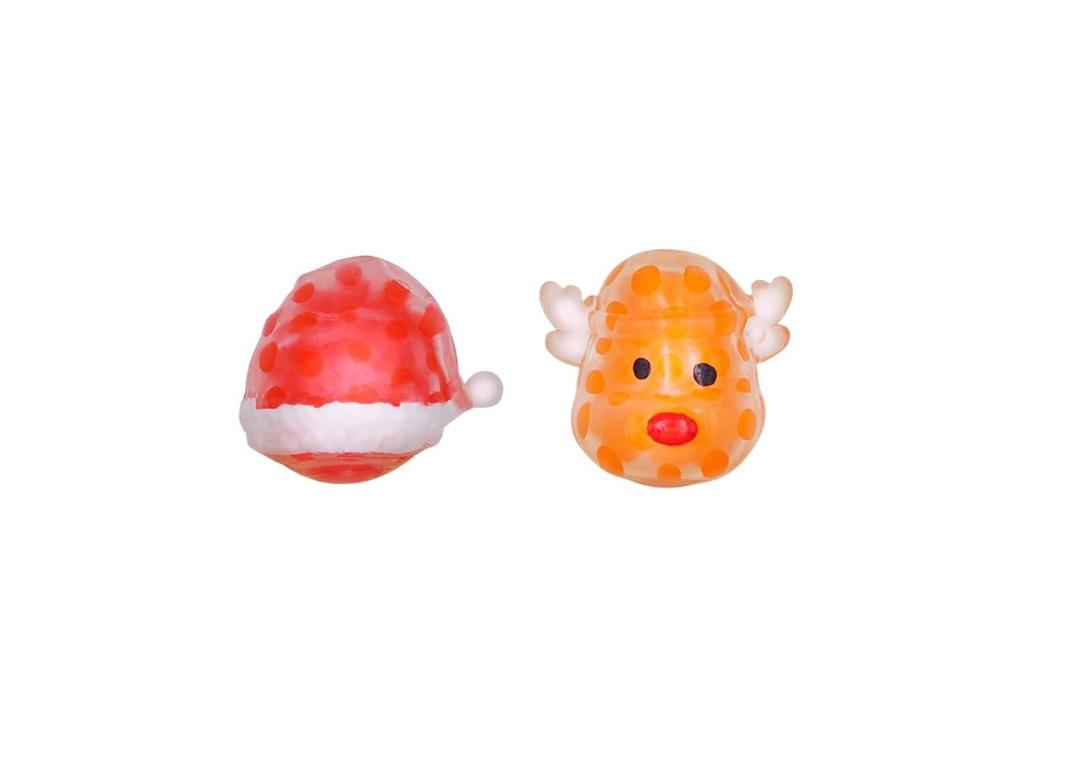 QINGQIU 4 Pack Christmas Big Squeeze Balls