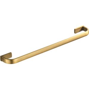 Flybath Towel Rail Bar Single Layer Brass Antique Holder Wall Mounted 57 cm / 22.44 inches, Brushed Bronze