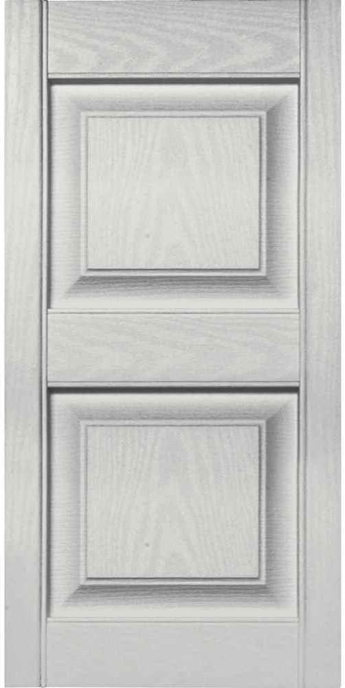 Raised Panel Vinyl Shutters