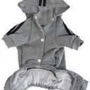 Cute Dog Hoodie Sweater Tracksuit Coat Jacket Winter Pajamas Jumpsuit Clothes Clothing 4-Legs Grey for Cat Puppy Small Medium Big All Type Dogs (X-Large)