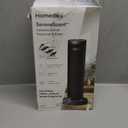 Homedics SereneScent Fabric Rechargeable Waterless Diffuser, Use with Homedics SereneScent Oil 120ml (Sold Separately) Cordless Aromatherapy, Adjustable Mist & Timer, 6 Calming Lights, Grey