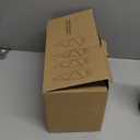 4 PCS Artificial Mini Christmas Trees, 7.9IN Bottle Brush Trees with 2 Modes Timer LED String Lights, Button Cell Battery Powered Desktop Pine Trees with Wooden Base for Home Xmas Decor (Warm White)